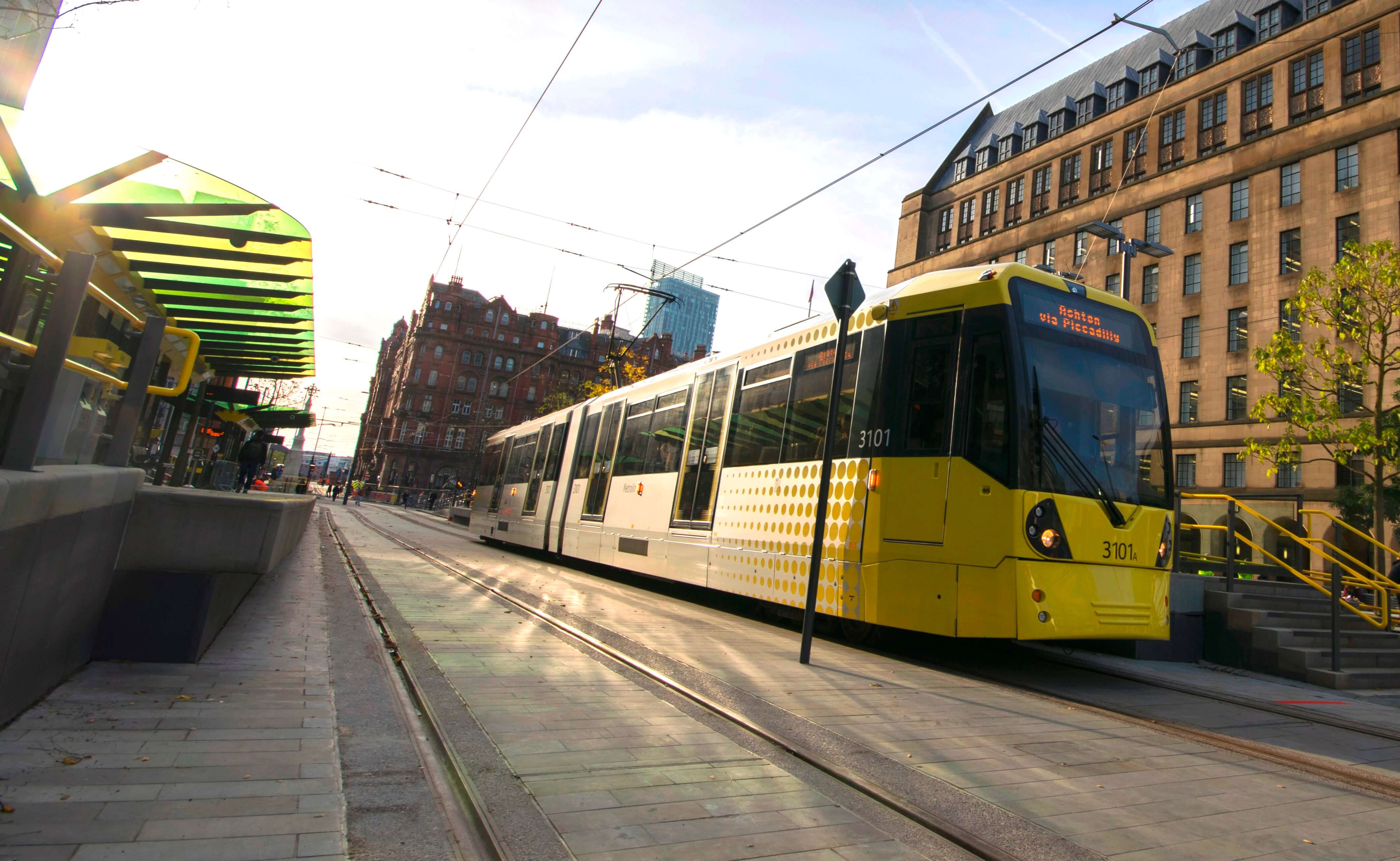 Metrolink 2CC St Peter's Square stop