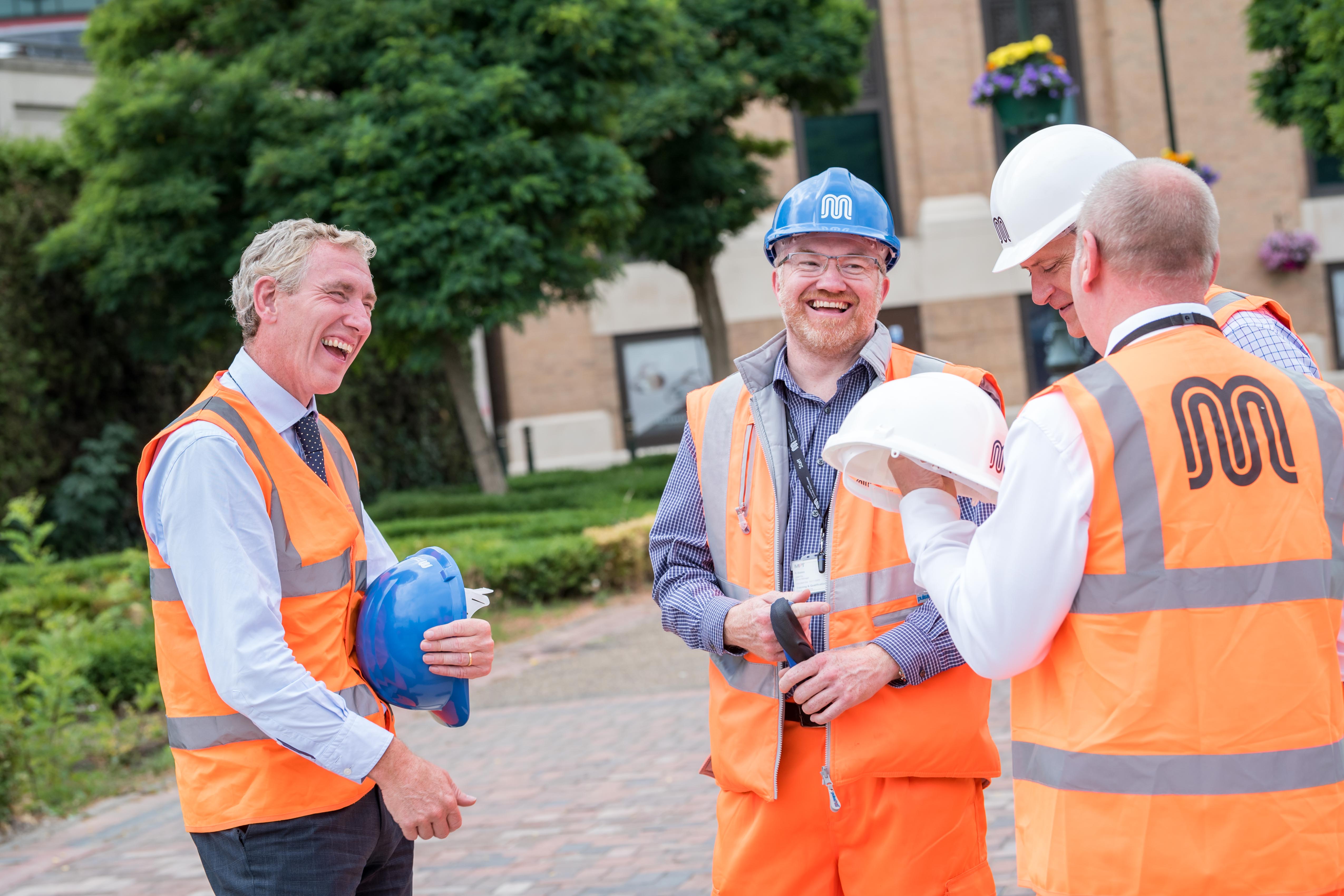 intu Trafford Centre track laying