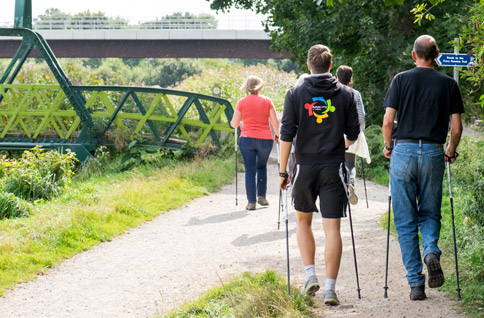People walking