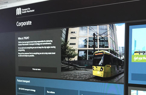 Corporate web page