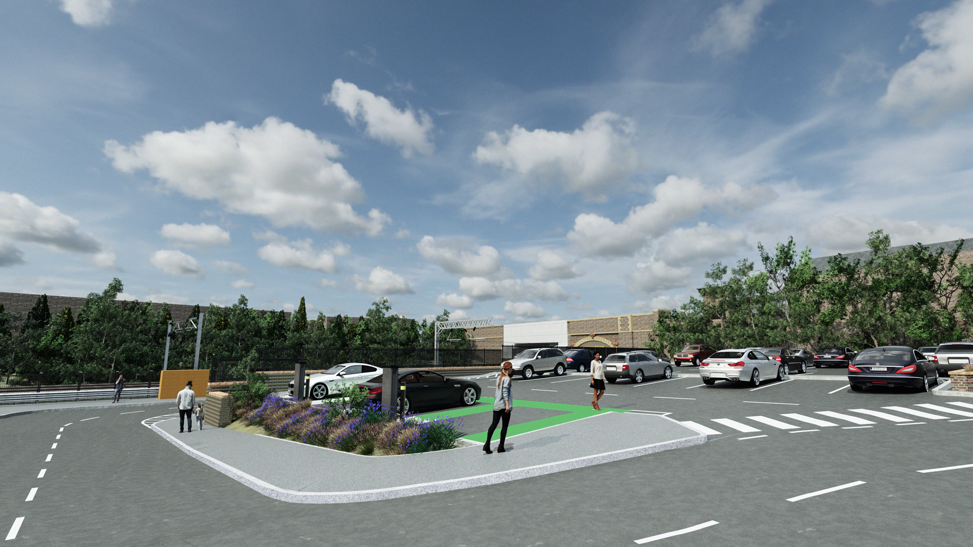 Proposed Hindley Travel Hub Model P01-Scene 8