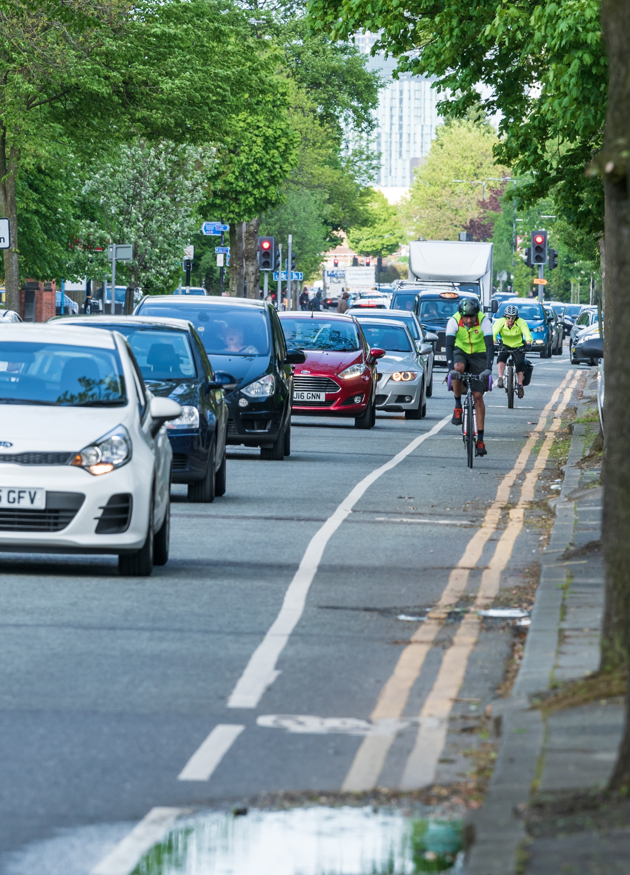 Talbot Road - cycle lane