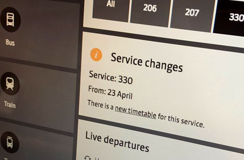 bus service changes