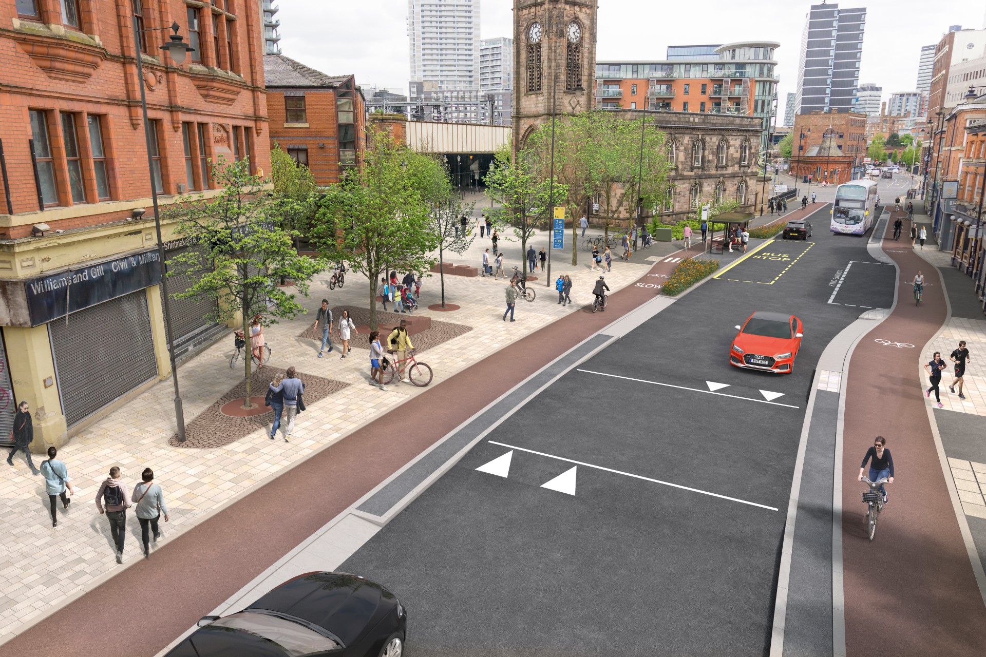 Salford, Chapel Street East