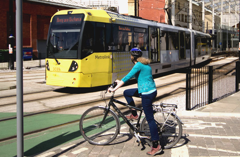 Cycling and trams