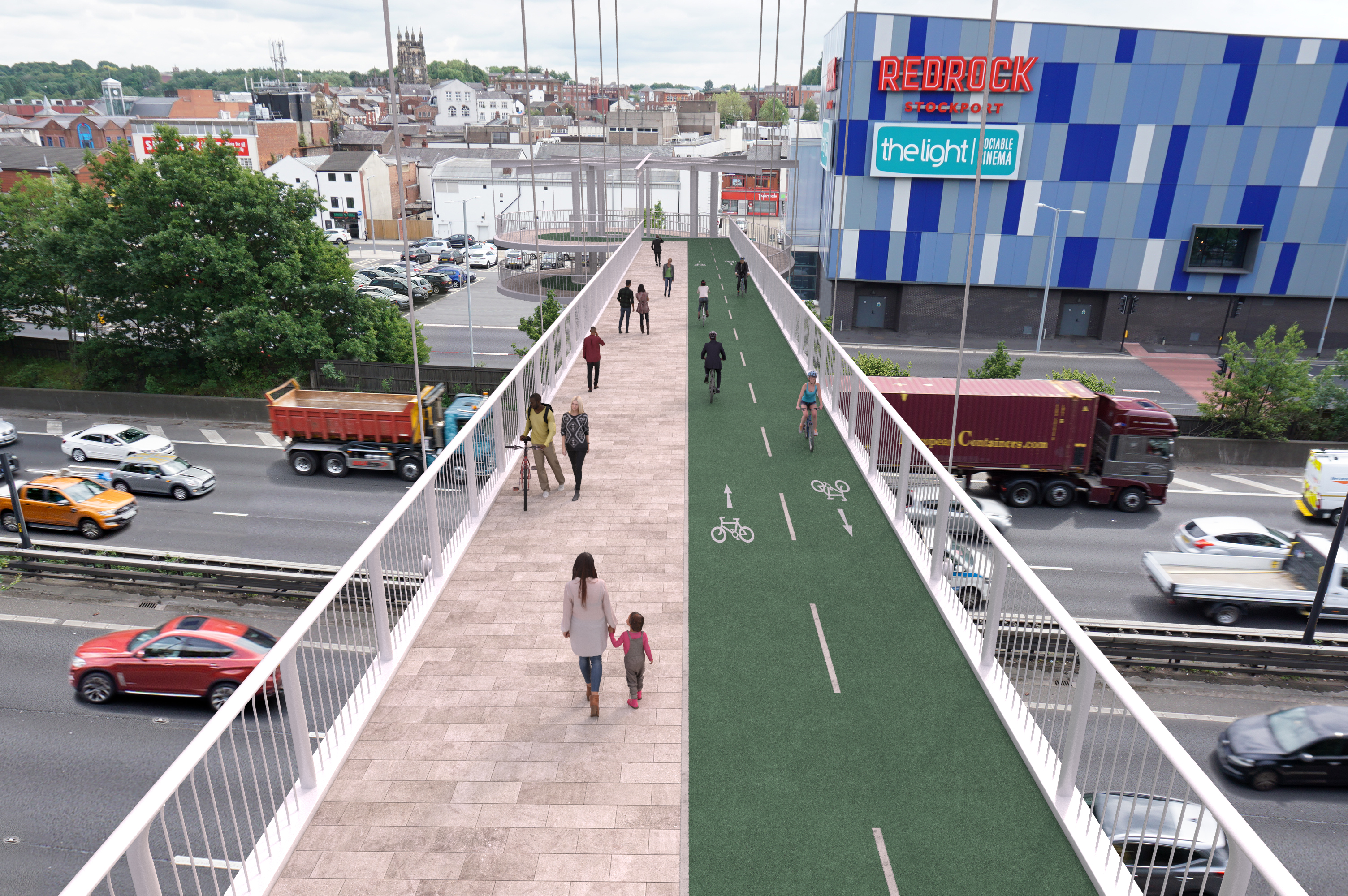 Stockport Heaton Norris Bridge Visualisation