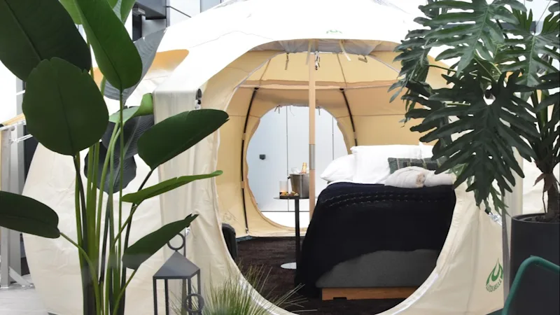 Glamping Quality Hotel The Weaver rooftop