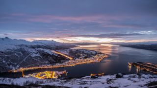 View of Ankenes in Narvik 16:9 