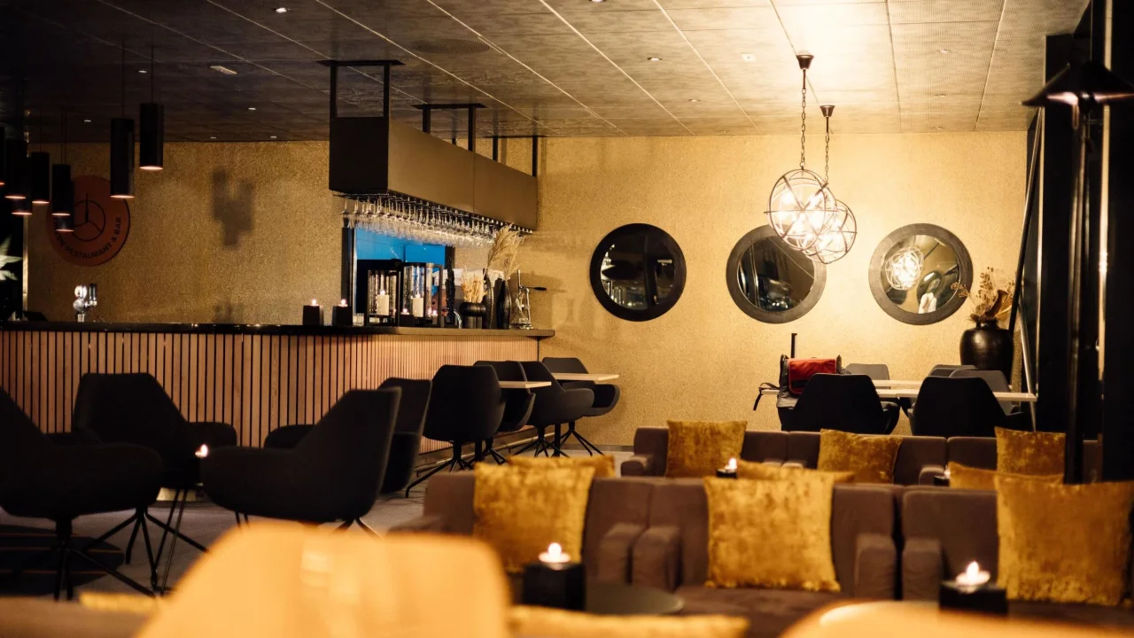 Interior and bar area at Linken Restaurant & Pub
