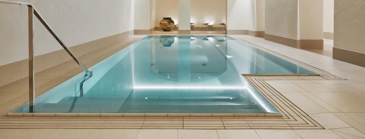 Indoor pool area at St George Care Spa in Helsinki.