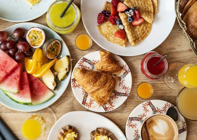 Hotel Lilla Roberts breakfast table