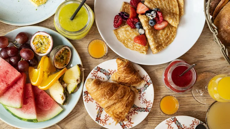 Hotel Lilla Roberts breakfast table