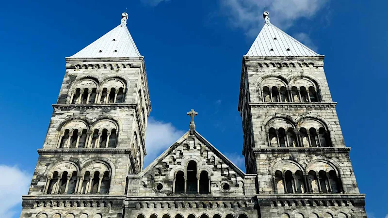 lund cathedral, towers, lund