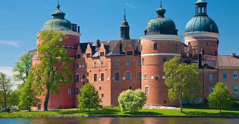 Gripsholm Castle, Sweden, in the summer