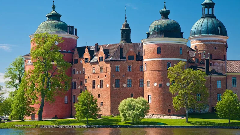 Gripsholm Castle, Sweden, in the summer