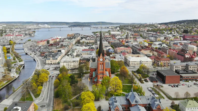 Sundsvall from above
