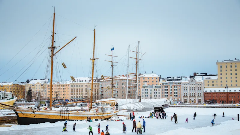 Helsinki in winter