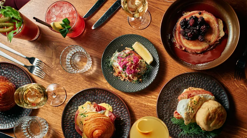 Norda brunch club – on table from above