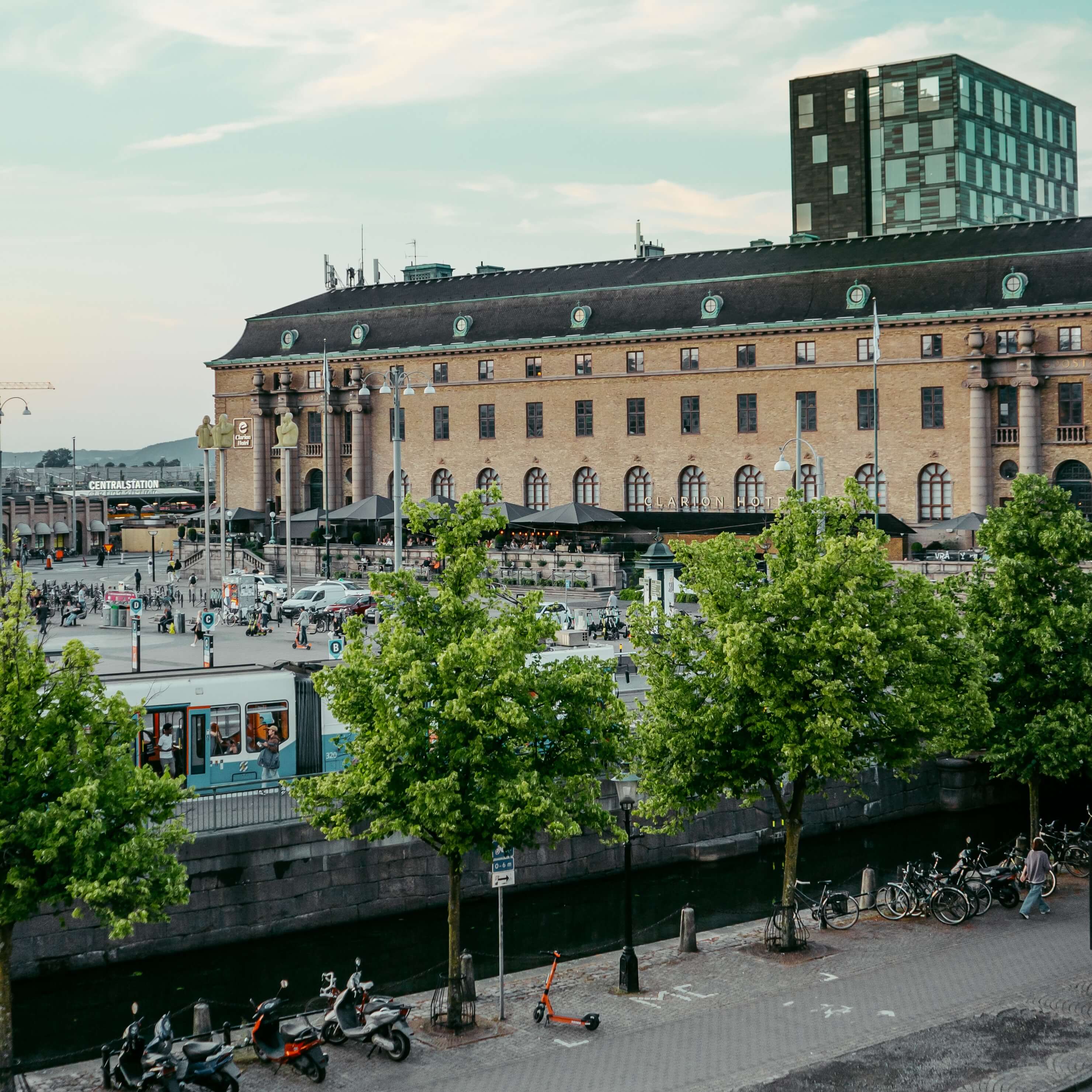 Göteborg, med Clarion Hotel Post i bakgrunden.