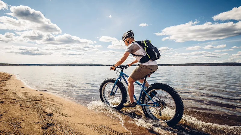 Med en fatbike kan du klare de fleste terræner uden problemer!