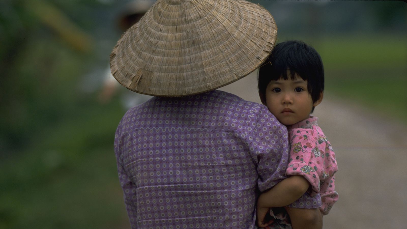 UNICEF child being carried