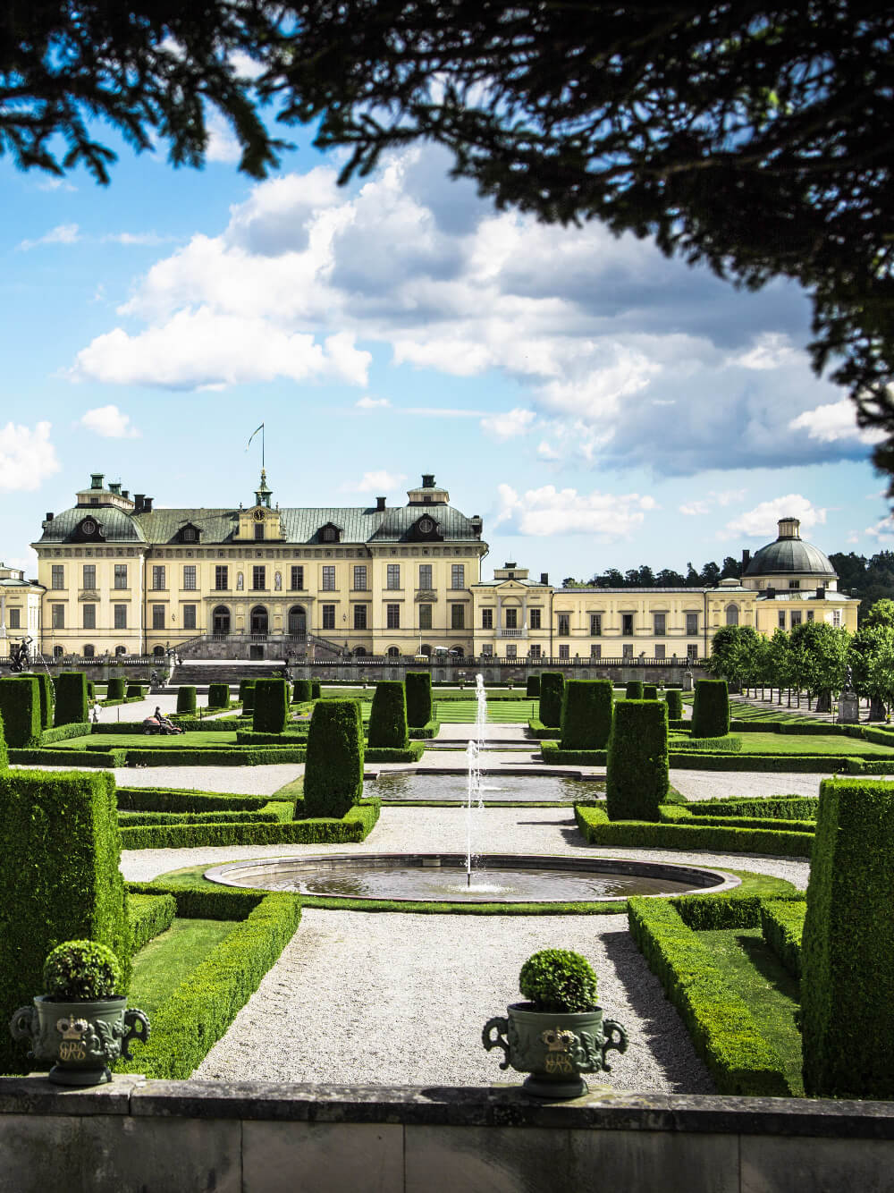 Drottningsholms slott i centrala Stockholm.
