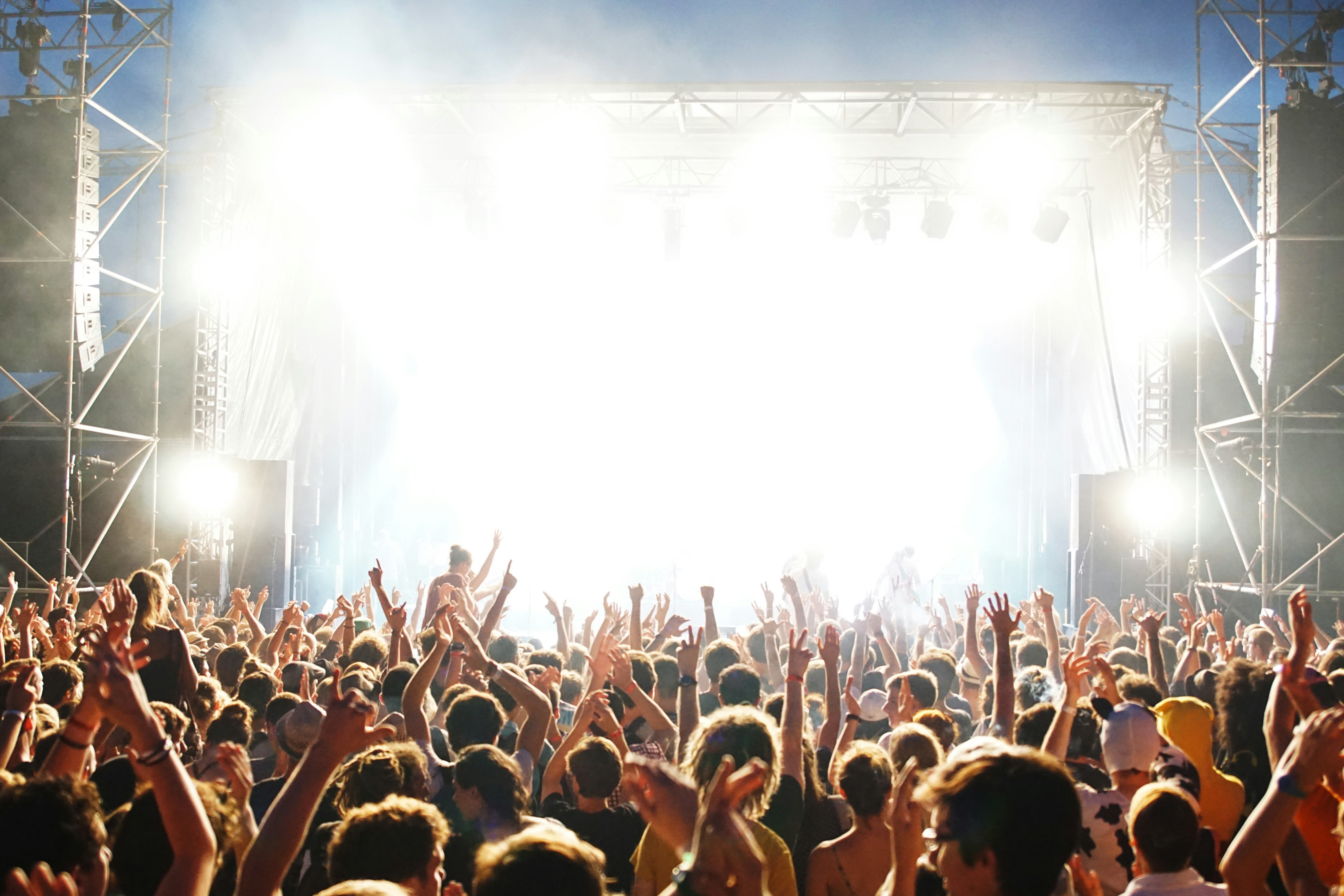 People at concert