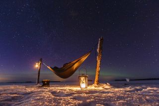 Finland: Camping under Northern Lights