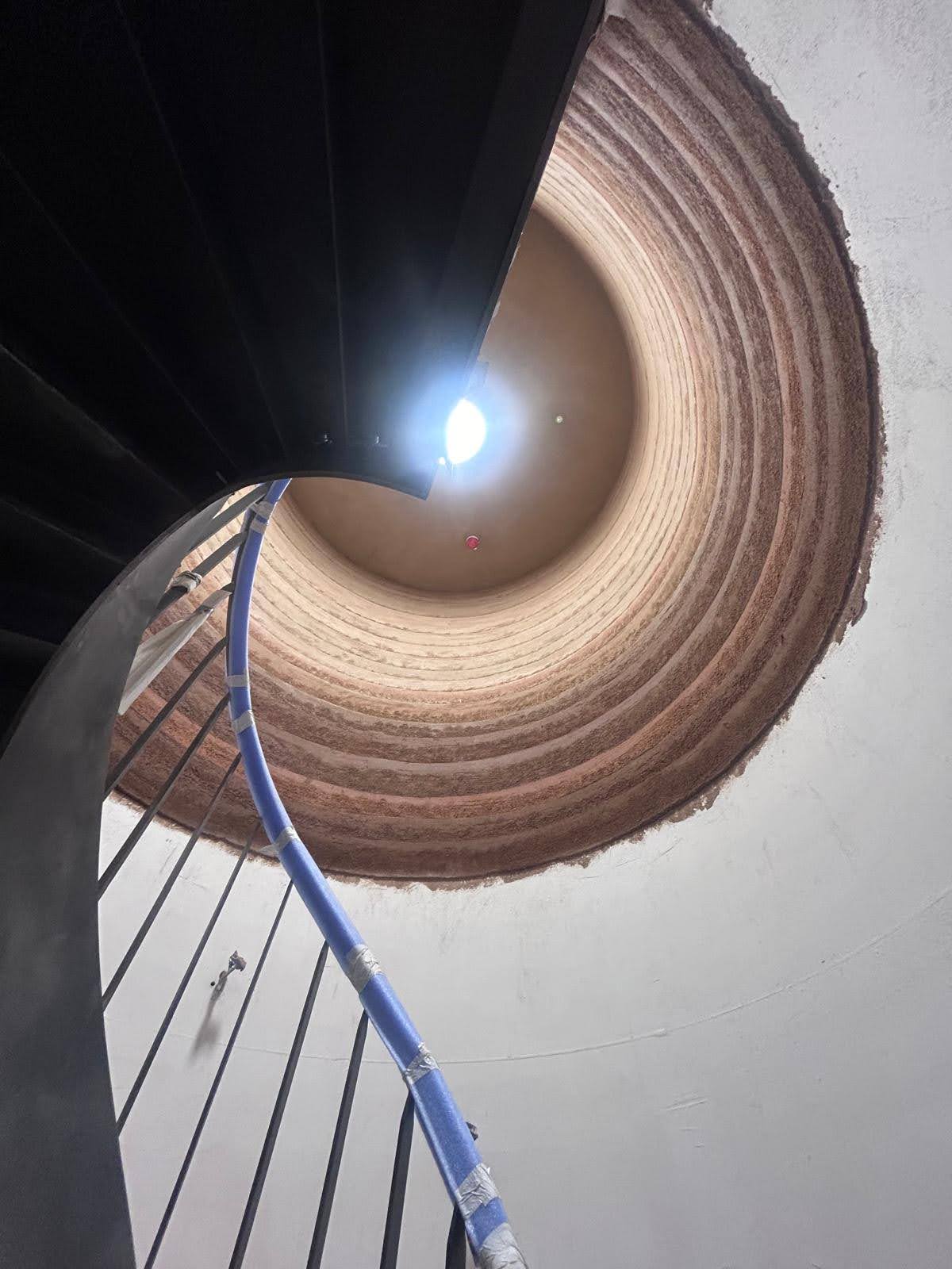 London office - view of the stairs from below