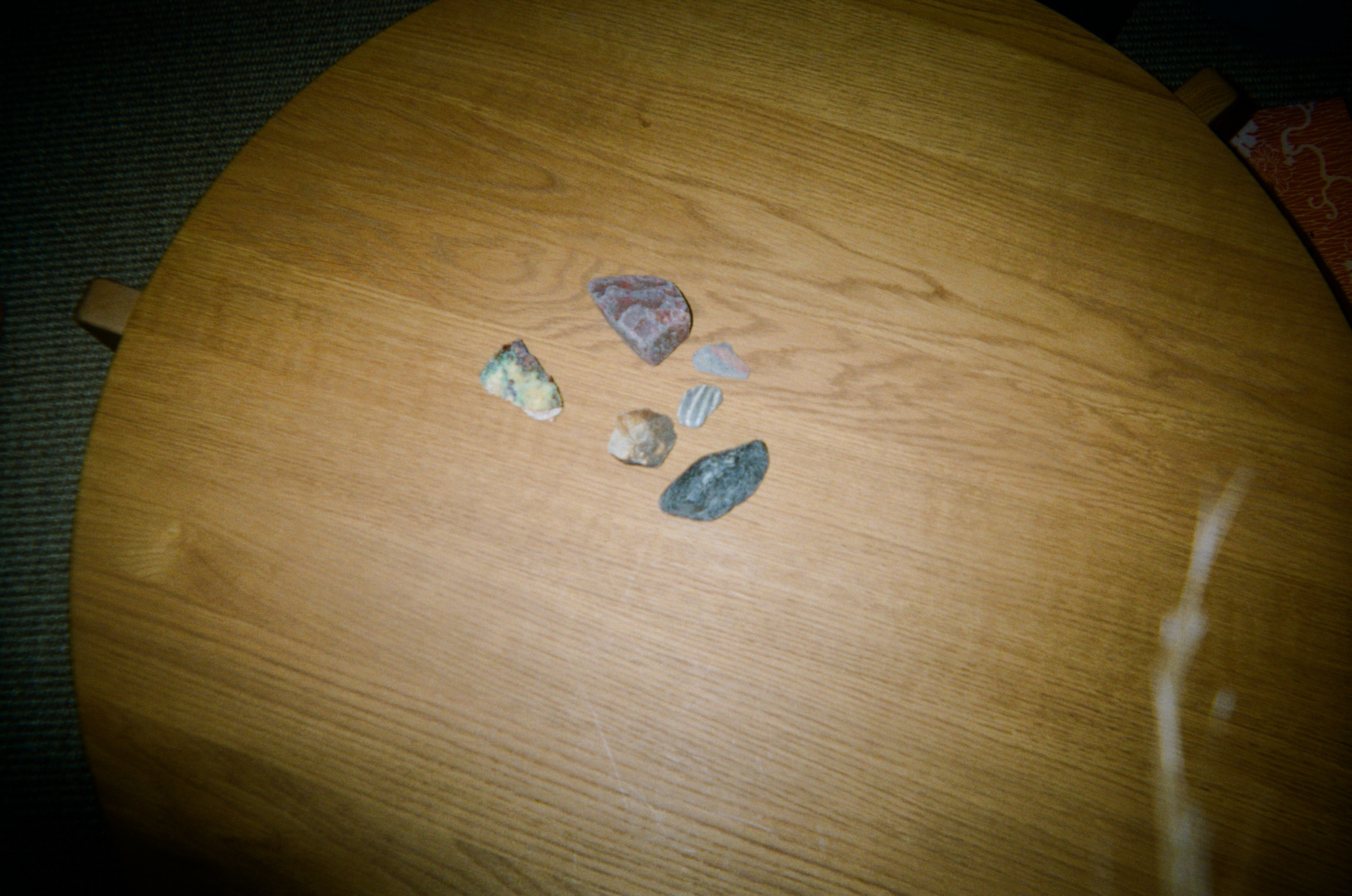 Inside the red box: Eva stones