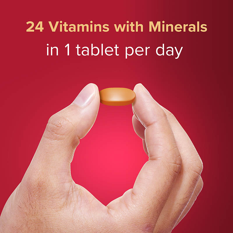 24 vitamins with minerals in 1 tablet per day