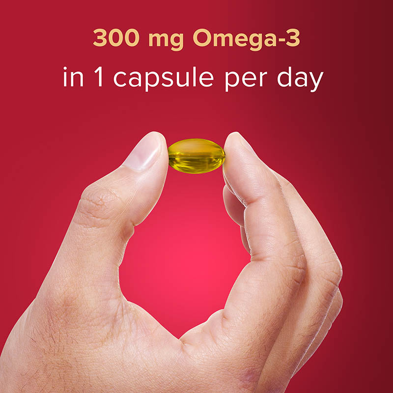 300 mg Omega-3 in 1 capsule per day