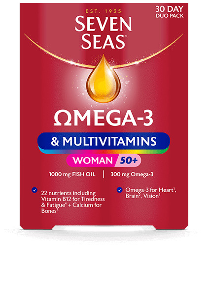 Seven Seas Omega-3 & Multivitamins Woman 50+