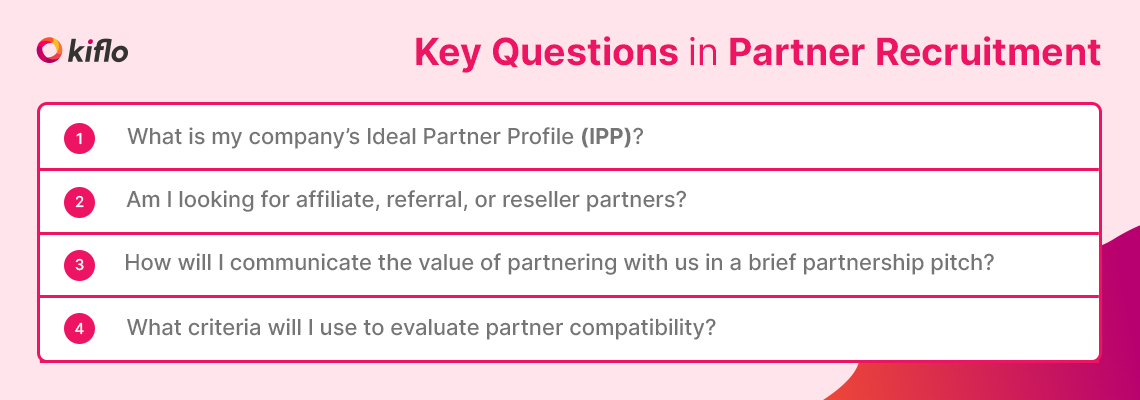Partner Recruitment Questions