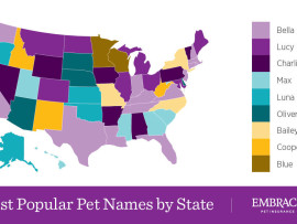Most Popular Pet Names by State