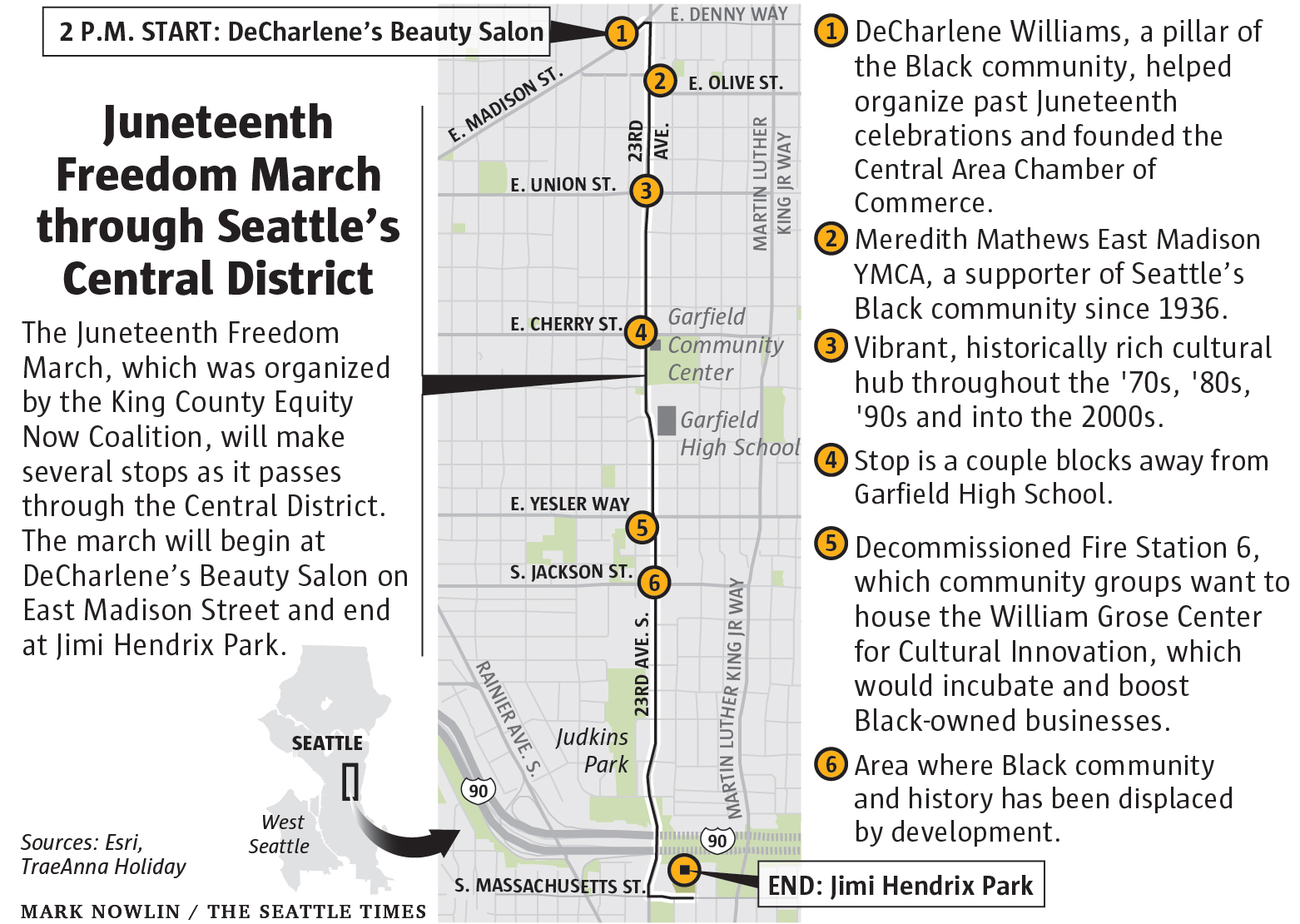 Seattle Times March Details