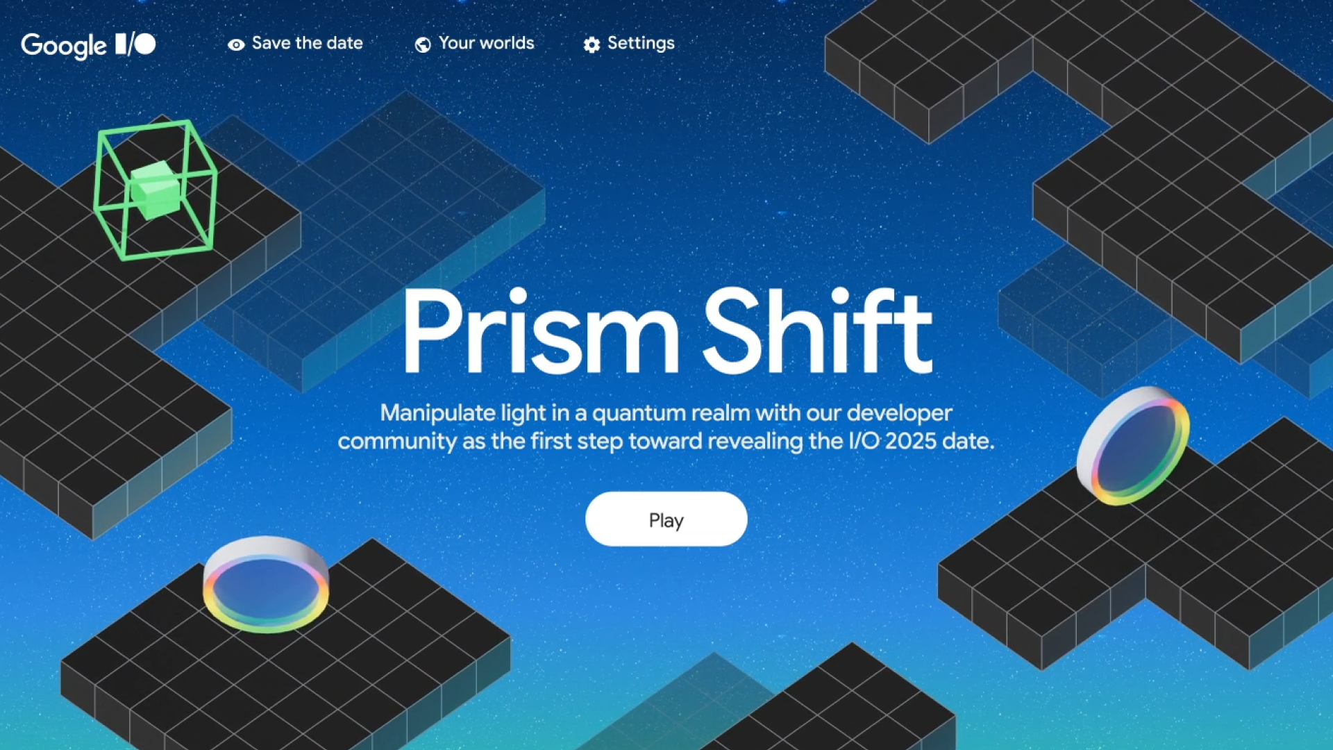 Google I/O Interactive Puzzle Game Design