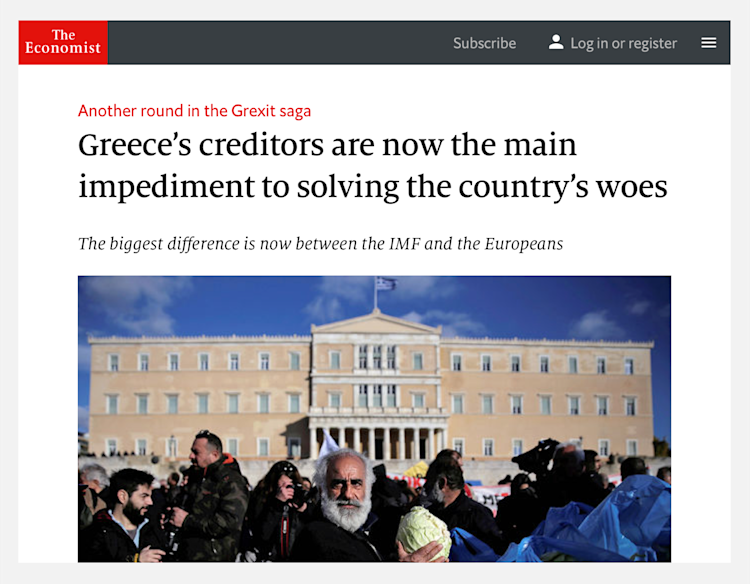 Economist Article