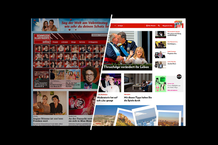 Schweizer Illustrierte Before & After