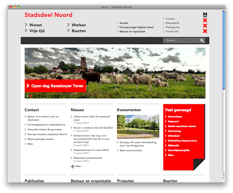 City District North homepage