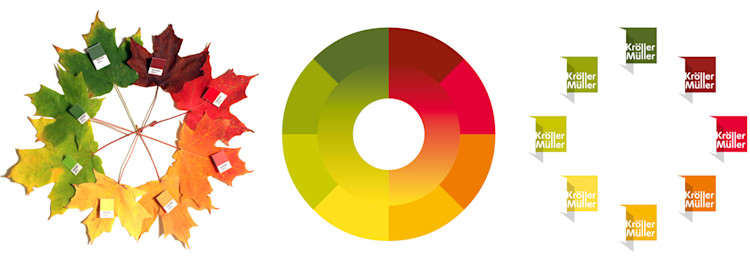 The additional color palette, based on seasonal color changes in nature.