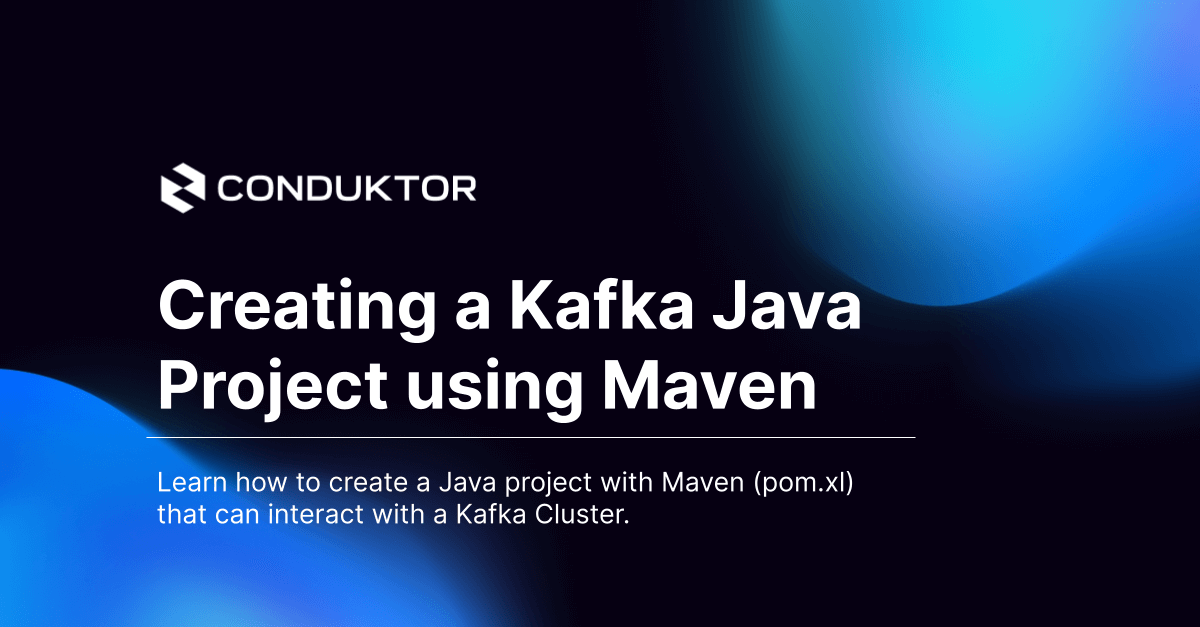 Creating A Kafka Java Project Using Maven Learn Kafka With Conduktor Hot Sex Picture