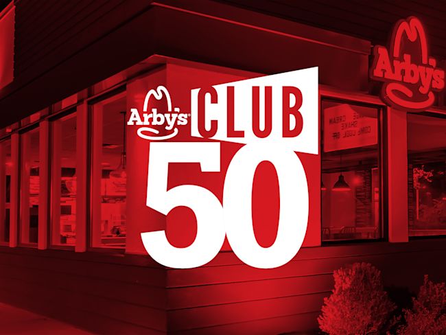 Arbys Club50 banner