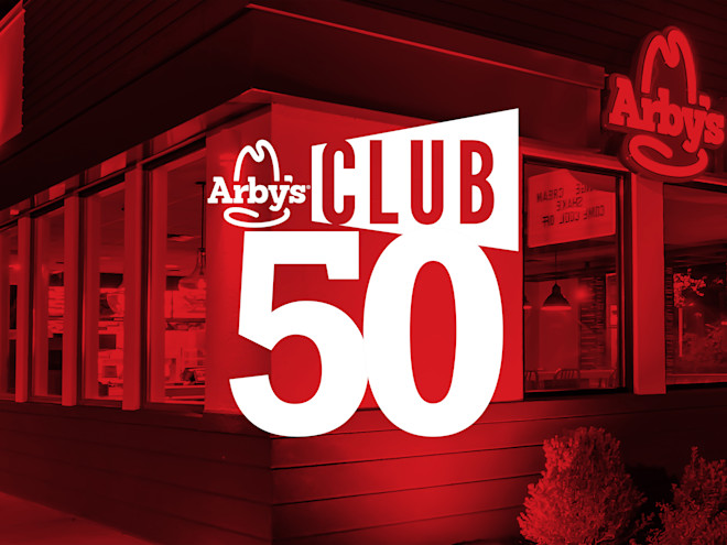 Arbys Club50 banner