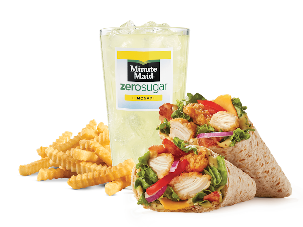 Crispy Chicken Club Wrap Meal