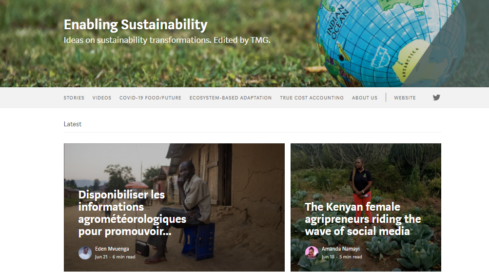 All the Youth in Soil writers' work can be read at TMG's Medium publication, Enabling Sustainability.