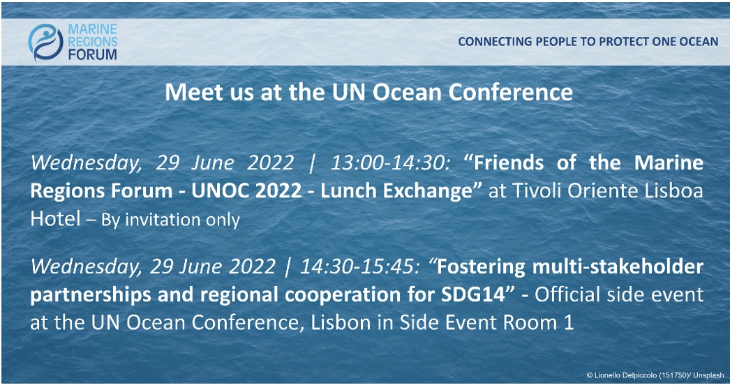 Friends of the Marine Regions Forum: UNOC 2022 – Lunch Exchange