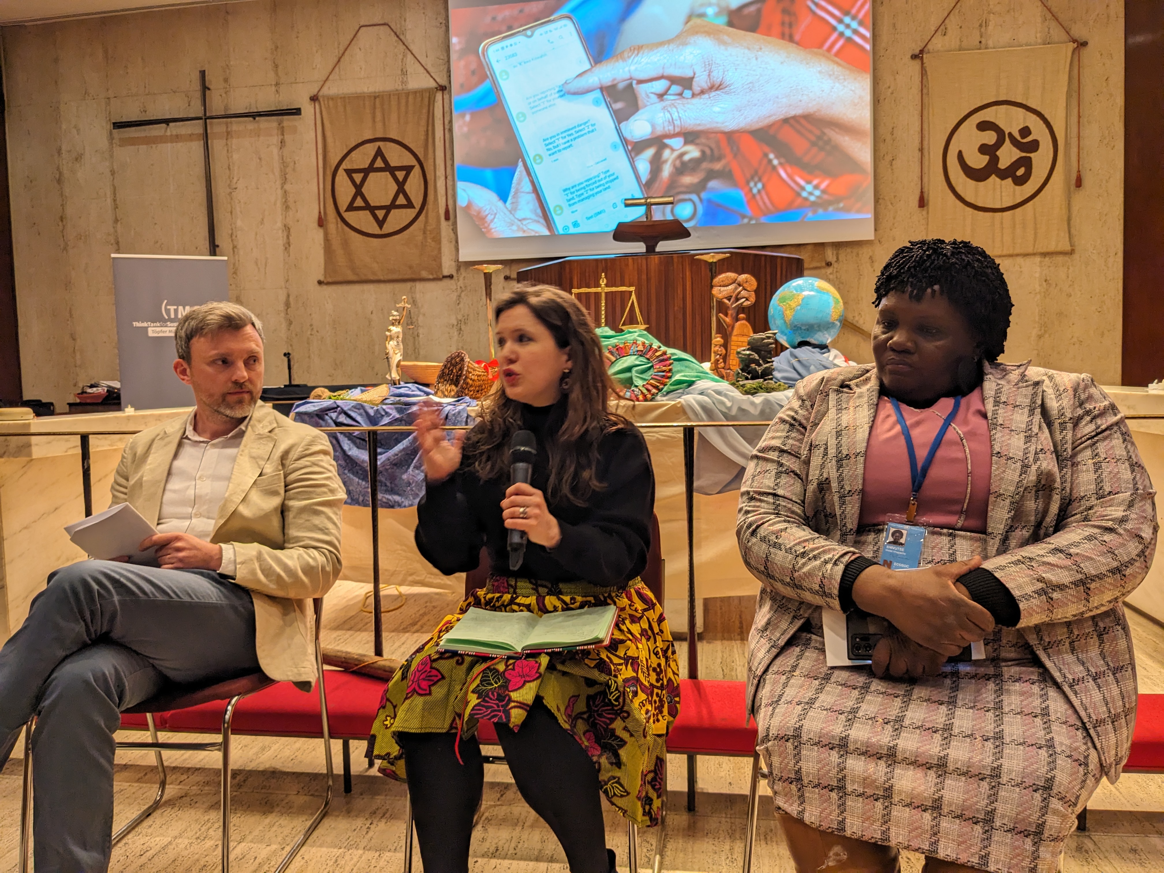 Haki Ardhi partners (TMG Research, RFUK, KLA/Shibuye Community Health Workers) and Huairou Commission at CSW’s event Social Digital Tools Safeguarding Women’s Land @ TMG Research