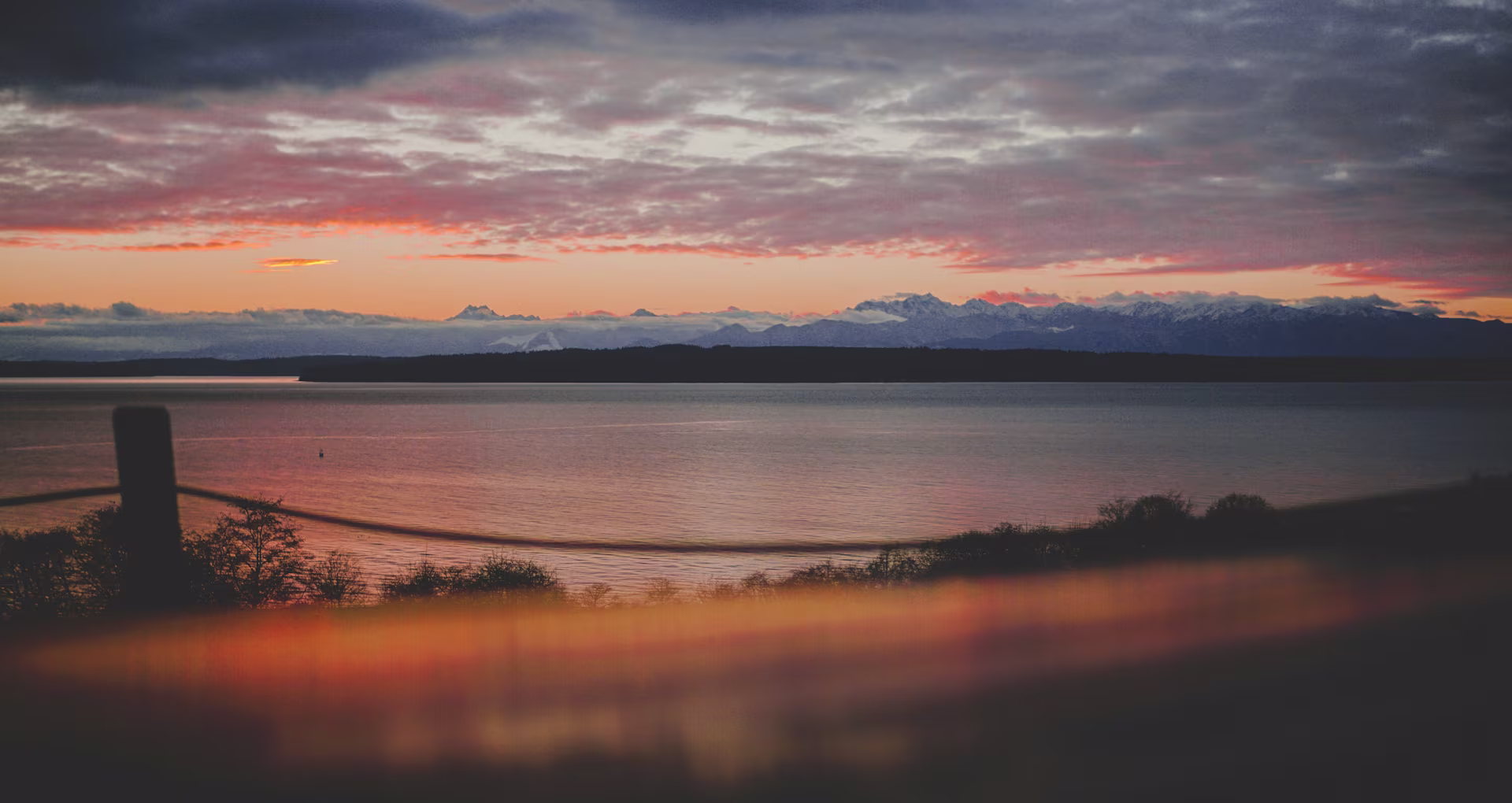 Shoreline WA at sunset | Richmond Beach in Shoreline WA at sunset.