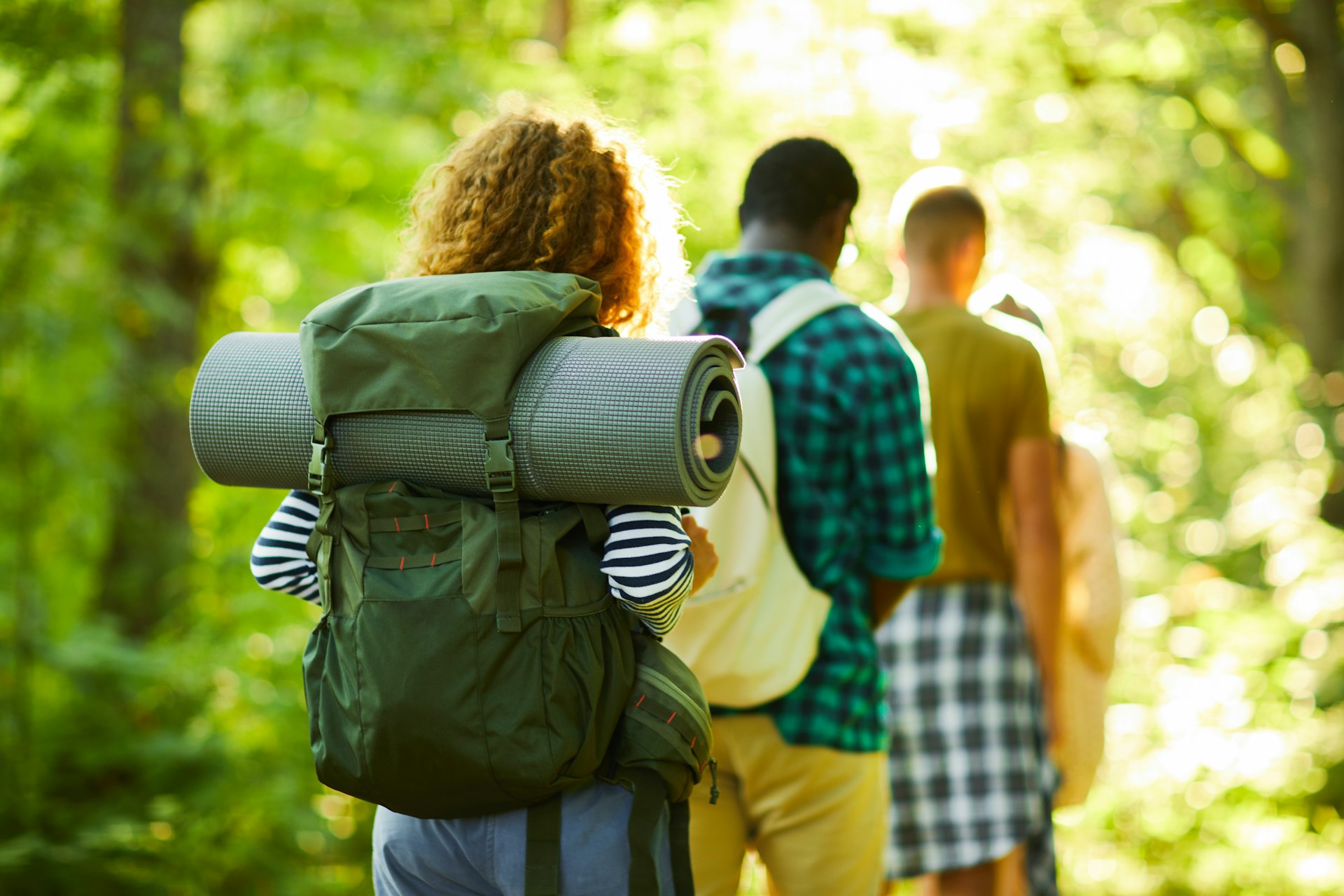 friends backpacking
